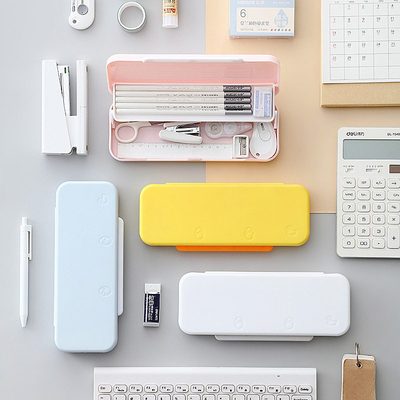 新品 儿童鉛筆盒笔袋铅笔盒ins风高级感多功能笔盒义乌小学生文具