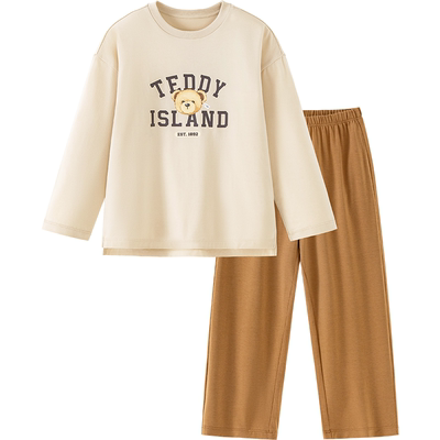 迷你巴拉儿童泰迪熊联名家居服