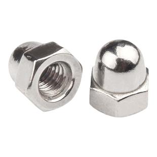 304不锈钢盖型螺母 盖形装饰帽圆球头盖帽螺丝帽M3M4M5M6M8M10M20