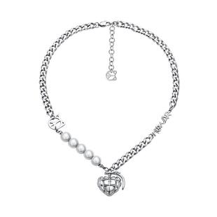 【赵让同款】和平反战爱心项链男甜酷个性秋冬毛衣链高级设计感