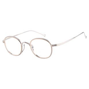 KameManNen万年龟日本手工钛金属近视眼镜框男复古镜架女KMN-1234