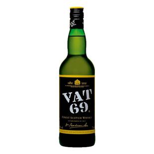 威使69苏格兰威士忌 Vat69 进口洋酒帝亚吉欧烈酒调可乐桶700ml