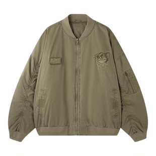 【猫和老鼠联名】BJHG不计后果飞行羽绒夹克男款冬季美式羽绒服男