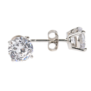 S925 silver Zircon Earrings 纯银钻石耳钉男女嘻哈 hiphop 锆石