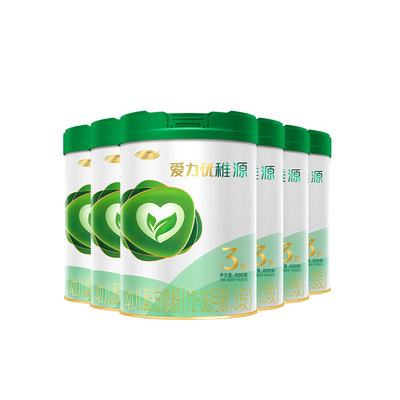 【A2有机认证】三元奶粉爱力优稚源3段幼儿母源配比12-36月800g