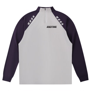 andtime城市运动防晒吸湿排汗篮球健身跑步基础训练服速干长袖T恤