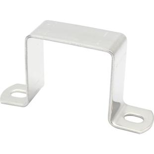 不锈钢304方管卡方形直角支架u型管卡方抱箍几字型卡扣方型骑马卡