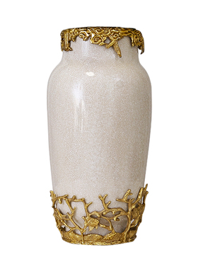 陶瓷欧式风玄关花插瓶创意工艺品