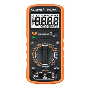 DT9205a新款万用表数字智能防烧高精度电子电工专用万能表数显式