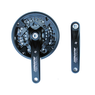 prowheel浩盟旅行车牙盘9S方孔美利达野狼拓荒者自行车公路车配件