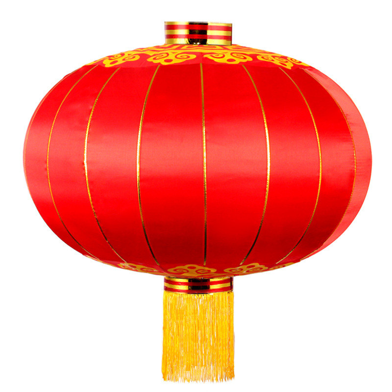户外防水防晒绸缎铁口灯笼