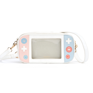 极想 任天堂switch收纳包oled收纳盒多功能斜挎包单肩包可爱少女心游戏机包包女生