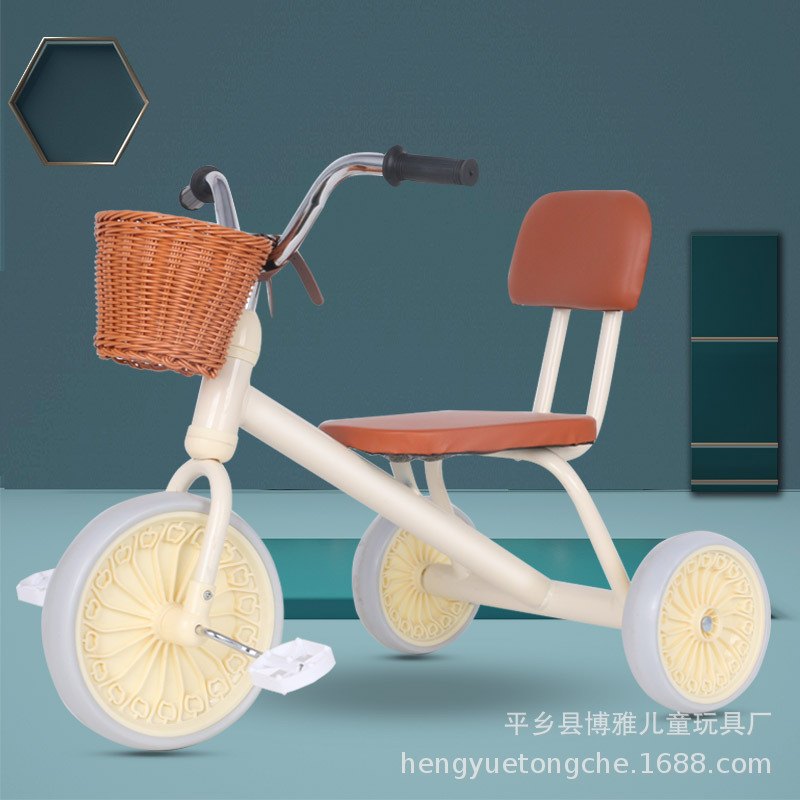 现货儿童三轮车1-5岁宝宝折叠轻便婴幼儿脚踏车自行车推车手推车