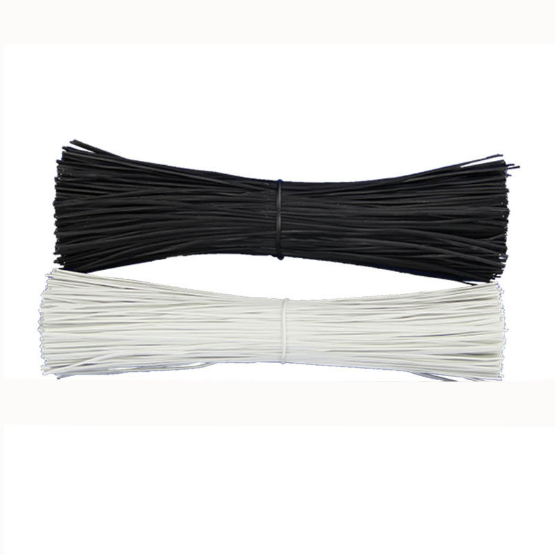 包塑20CM扎线捆绑衣架 铁丝铁扎带粘虫板扎丝铁芯捆线园林园艺品