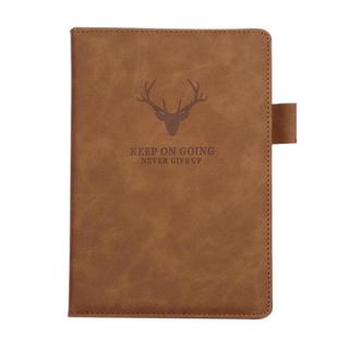 a5加厚笔记本子超厚皮面商务工作记事本简约会议记录开会笔记本硬皮高档精致男女复古文艺空白大学生办公用品