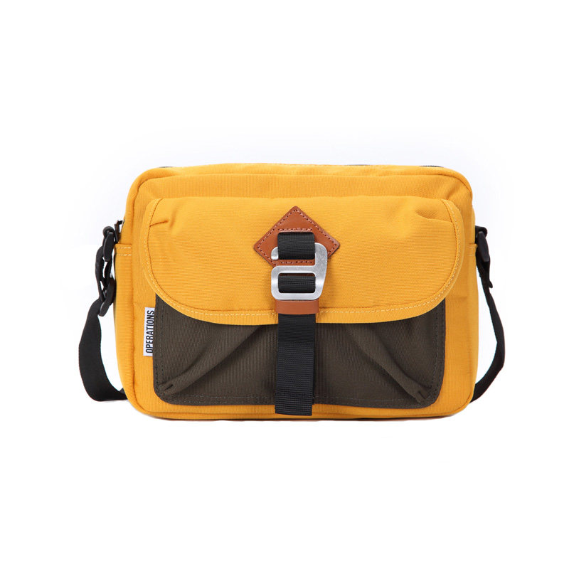 ins日韩港牛津纺旅行休闲情侣小方包撞色嘻哈街头土酷单肩斜挎包