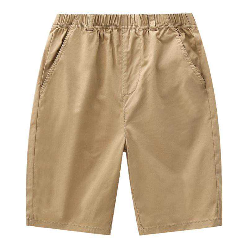 儿童卡其色小学生夏季校服短裤