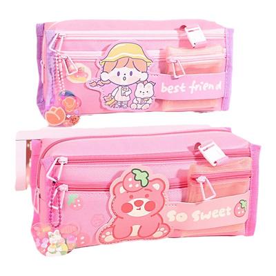 大容量笔袋帆布小学生文具袋