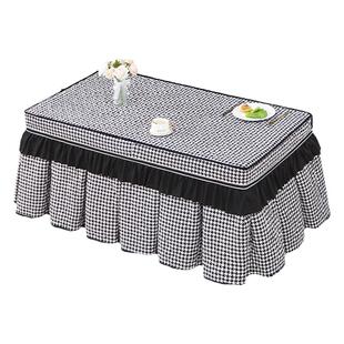 烤火桌子罩套长方形冬季加绒加厚火炉保护罩电烤炉套罩网红烤火被