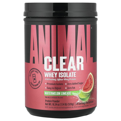 Animal,Clear Whey Isolate, Watermelon Limeade