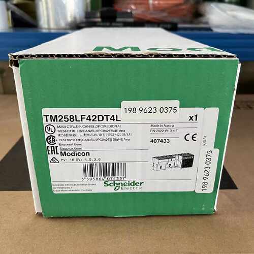 议价全新原装现货施耐德TM258LF42DT4L  PLC本体模块带以太网质保