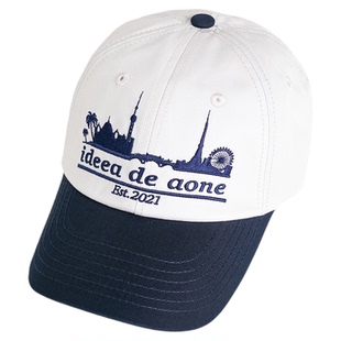 ideea点子点子「City Walk 城市限定」复古拼色刺绣棒球帽