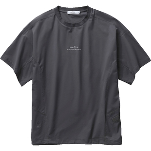 【官方正品】nautica whitesail路亚中性轻量弹力吸湿速干短袖T恤