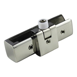 浴室一字形玻璃移门锁淋浴房免开孔锁卫生间屏风隔断门不锈钢锁