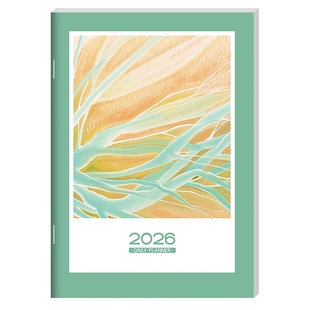 【简约工作计划本】2026新款生活工作学习考研计划规划日程本笔记本手账高颜值清新画面全彩页纸质加厚大尺寸