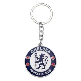 欧冠足球双面蓝军切尔西钥匙扣创意周边球迷纪念礼物队徽挂件配饰