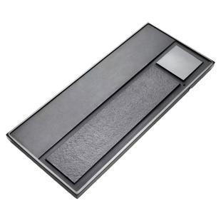 乌金石茶盘家用茶台排水嵌入式天然整块石头简约大小号茶海托石盘