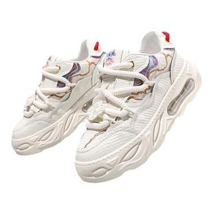 马克华菲男鞋夏季透气板鞋男款增高休闲鞋男士2025新款鞋子面包鞋