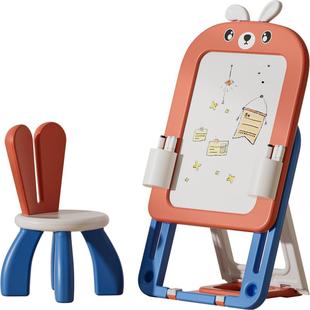 儿童画板家用可擦磁性涂鸦写字绘画白板可折叠支架式宝宝周岁礼物
