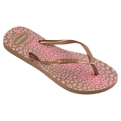havaianas豹纹夹脚人字拖鞋