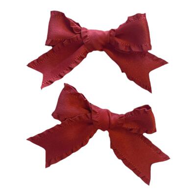 蝴蝶结发饰丝带lolita发夹边夹