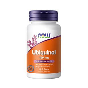 NOWFoods活性还原型辅酶泛醇CoQ10保护心脏备.孕60粒诺奥美国进口