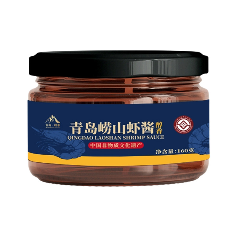正宗虾酱特级青岛崂山特产虾籽酱新鲜山东下饭酱鲅鱼酱开袋即食
