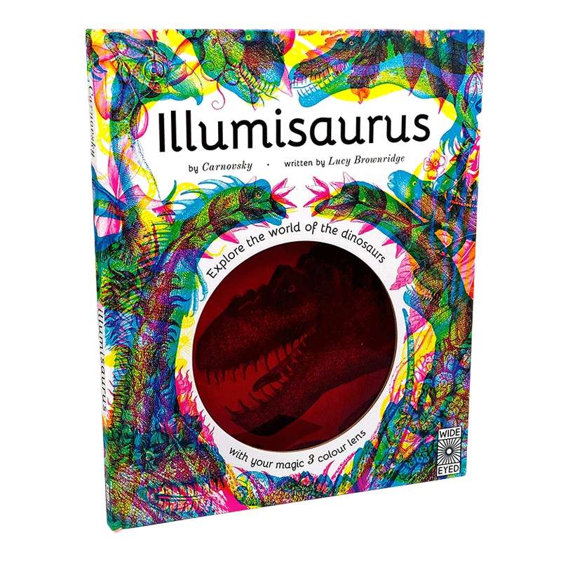 照亮恐龙 英文原版绘本 Illumisaurus 用神奇的三色透镜探索恐龙世界 英文版 进口英语原版书籍