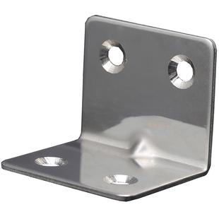 角码90度直角L型不锈钢床架固定器支撑托架角铁隔板固定托椅加固