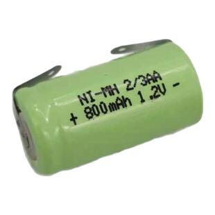 镍氢NI-MH2/3AA600 800mAh1.2V2.4V手电剃须刀无绳电话硬度计电池