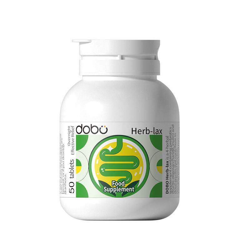 DOBO多波欧草本噗噗片便促进通排秘益生元酵素片宿便清肠50粒*2盒