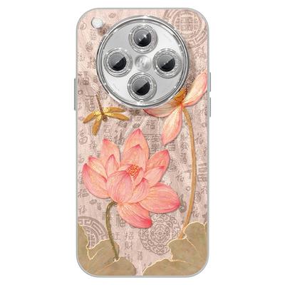 适用oppofindx8s手机壳女款findx9保护套x7硅胶ultra全包s+防摔reno14镜头膜13荷花个性oppo高级pro新款a96软