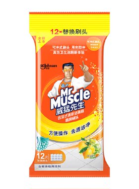威猛先生可冲式洁厕剂替换刷头