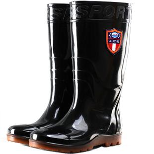 高筒雨鞋男长筒水鞋特大码雨靴防水防滑厨房胶鞋加绒保暖劳保棉鞋