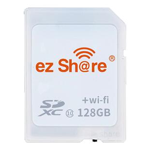 ezshare易享派大容量wifi无线SD卡128g适用佳能尼康相机内存卡单反存储卡