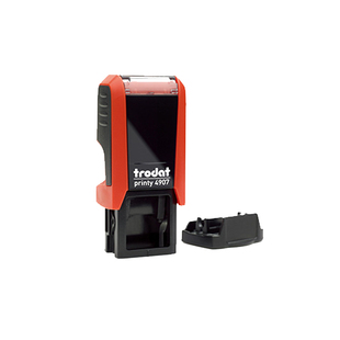 卓达新品4907轻型回墨印章姓名章翻斗万次自动上墨小巧多色签名定制个性刻印签名章