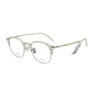 思柏（STEPPER）眼镜框男款全框板材+钛时尚远近视眼镜架SA-71063