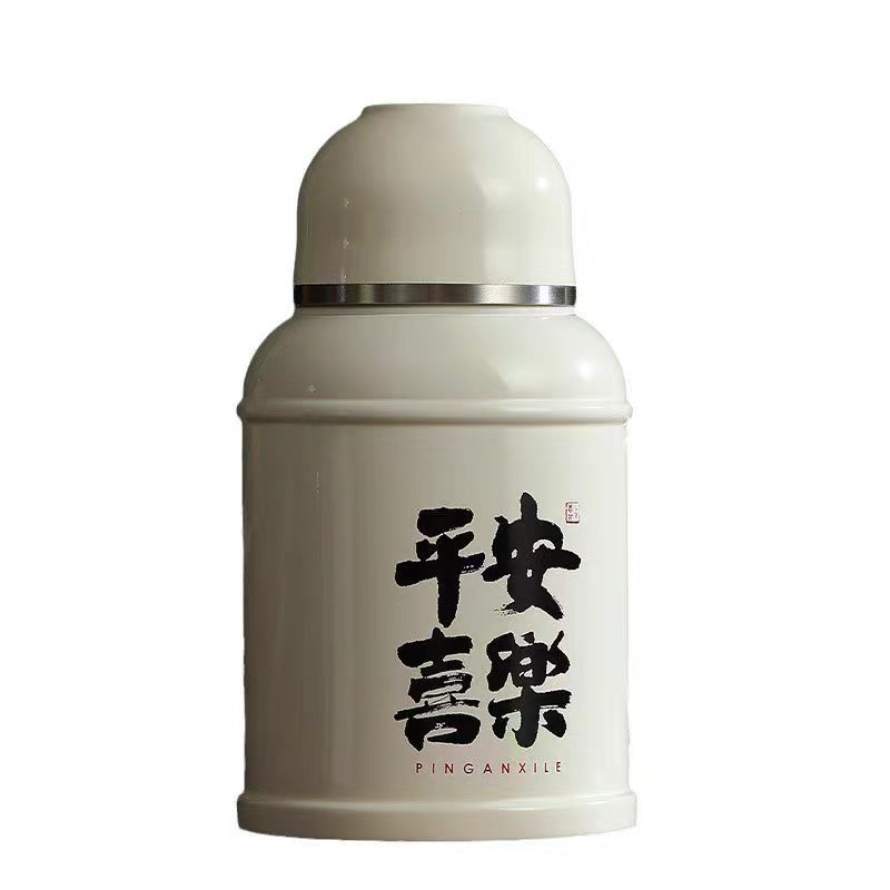 钱多多316不锈钢茶壶家用办公室机械闷泡茶壶礼品保温杯500毫升
