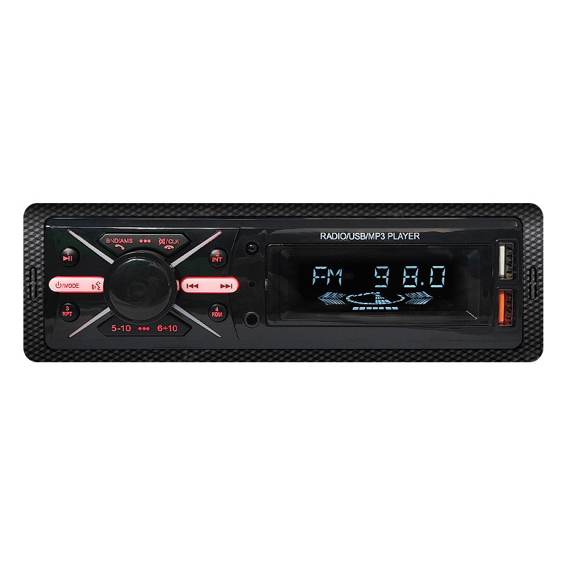 通用车载收音机蓝牙mp3播放器12v24v货车插卡优盘音响主机代cd机