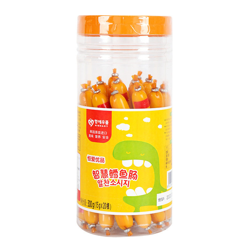 韩国进口恒爱即食鱼肠